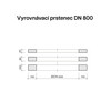 Vyrovnávací prstence DN 800