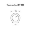 Trouby patkové DN 1200