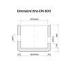 Drenážní dna DN 800