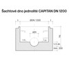 Šachtová dna jednolitá CAPITAN DN 1200